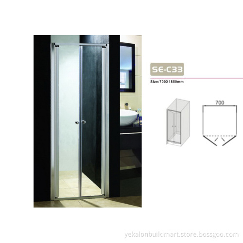 wholesale factory frameless glass shower enclosure/shower cabin and price
